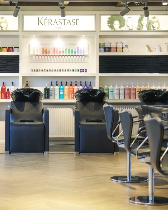 Indretning af frisør salon Holk Intercoiffure i kolding