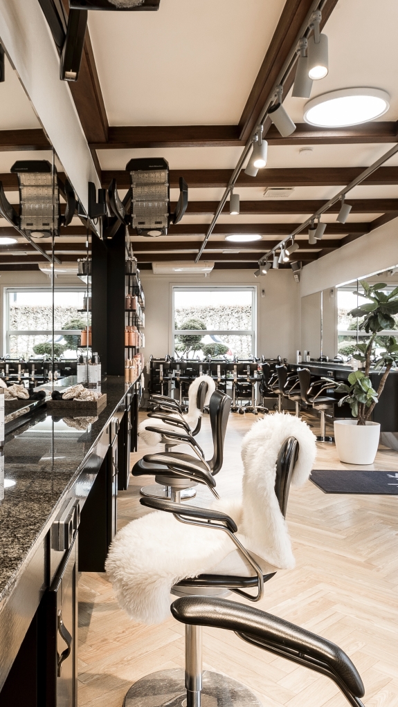 Indretning af frisør salon Holk Intercoiffure i kolding